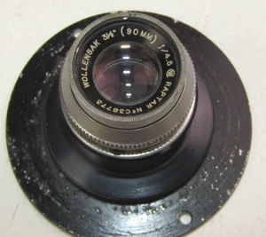 Wollensak Raptar Enlarging Lens with Mout 3 1/2" 90mm F4.5 Graphic - Picture 1 of 13