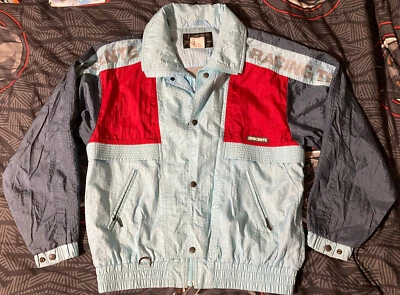 ⛷ RARE Vtg 80s DESCENTE SKI COAT / JACKET Sz.L JAPAN SWEDEN WINDBREAKER - Image 1 of 4