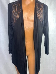 Avenue Black Women's Pull Over Plus Size 22/24 Very Long Lacey - Picture 1 of 4