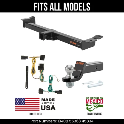 Enganche de remolque para Jeep Wrangler 98-06 4 pines cable bola de 178" se adapta a todas las curtas 4K 2" Foto 1 de 4