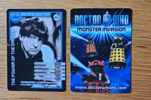 TARJETA DE INVASIÓN DEL MONSTRUO DR WHO EL SEGUNDO DOCTOR DR WHO - Imagen 1 de 1