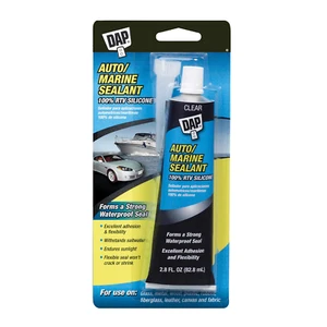 00694 2.8-Ounce Silicone Rubber Auto/Marine Sealant, Clear - Picture 1 of 12