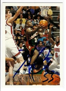 Hersey Hawkins Signed 1996/97 Topps Card #209 - Picture 1 of 1
