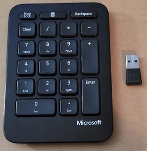 MICOROFT PORTABLE 10 KEY W/BATTERY AND USB DONGLE - Afbeelding 1 van 2