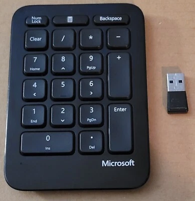 MICOROFT PORTABLE 10 KEY W/BATTERY AND USB DONGLE - Image 1 of 2