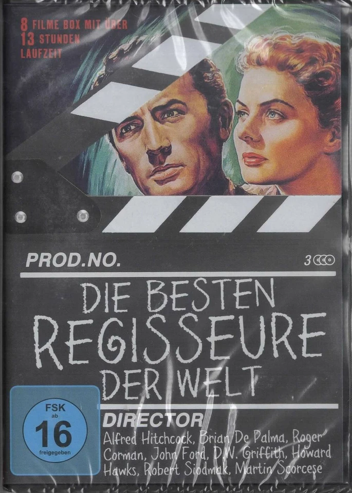 Die Besten Regisseure Der Welt 3 DVD NEU Alfred Hitchcock Brian De Palma - Bild 1 von 2