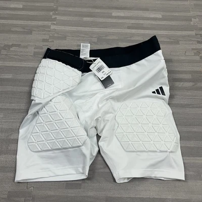 Pantalones Cortos de Fútbol Acolchados Adidas Aeroready Para Hombre Talla 3XL 10" IM3608 Blanco $80 Foto 1 de 4