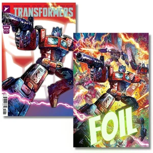TRANSFORMERS #25 LÁMINA VIRGEN Y COMERCIO EXCLUSIVO - RICCARDI - LTD 750 - Imagen 1 de 3