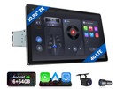 Single 1Din 10.95" Android 13 6+64 Car Radio CarPlay Stereo GPS Nav BT Head Unit