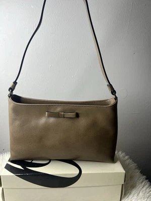 Kenneth Cole Reaction BrownCorpotate Shoulder Bag Trim Baguette - Image 1 of 4