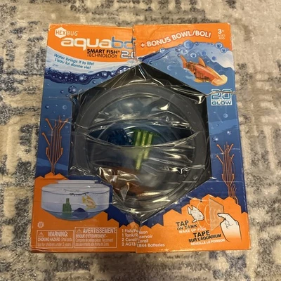 Hex Bug Aquabot Smart Fish 2.0 with inner glow + Bonus Bowl - Image 1 of 4