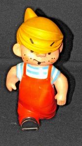 Dennis The Menace ~ 7" Soft Vinyl Figur mit drehbarem Kopf ~ Hall Syndicate, 1959 - Bild 1 von 5