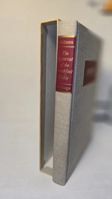 The Autocrat Of The Breakfast Table 1955 Heritage Press Slipcase & Sandglass Foto 1 de 4