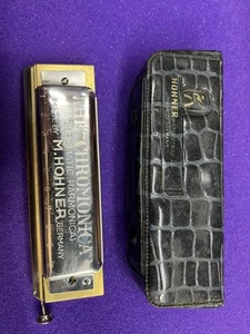 "THE CHROMONICA" MODEL 260 "C" BY M. HOHNER WITH ORIGINAL CASE Last Price Drop!! - Picture 1 of 7
