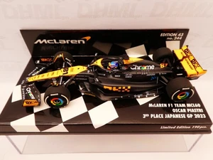 Minichamps 1:43 Oscar Piastri McLaren MCL60 Japanese GP F1 2023 NEW 537236081 - Picture 1 of 6