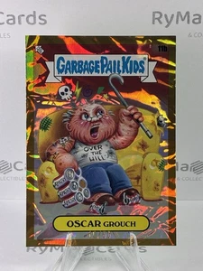 /50 Oscar Grouch 2024 Topps Garbage Pail Kids Green Day #11b Gold Crumpled GPK - Picture 1 of 2