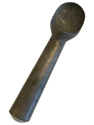 Cucharada para helados de chef mimada #2730, aluminio, vintage, 7,5 pulgadas, gris Foto 1 de 4