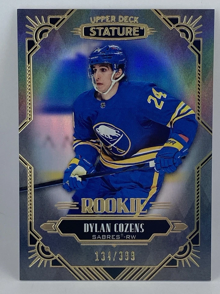 2020-21 Stature Rookie /399 Dylan Cozens #135 Sabres 134/399 - Image 1 of 2