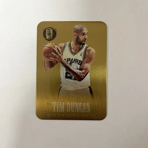 2013-14 Panini Gold Standard Tim Duncan Metal Card #84 Spurs NBA Basketball - Picture 1 of 6
