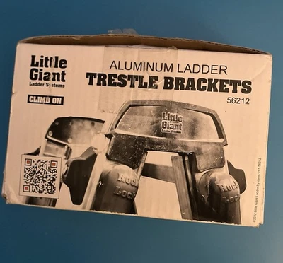 Little Giant Ladder Systems Aluminum Trestle Brackets #56212 New in Box - Image 1 of 2