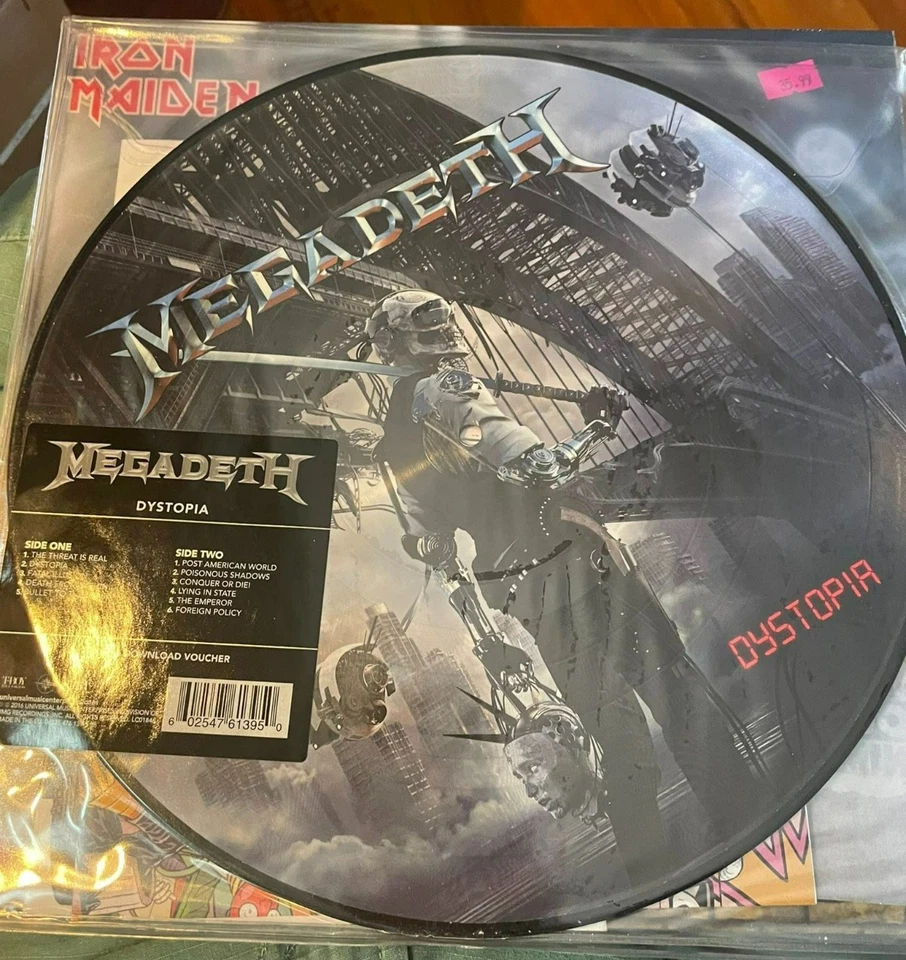 Megadeth Dystopia Picture Disc record LP  Sealed Vinyl - Image 1 of 1