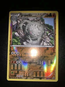 Pokemon Karte Graveler Höllenfeuer DEU Italienisch 46/106 Holo Reverse - Bild 1 von 2