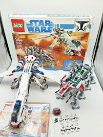 LEGO 10195 Republic Dropship with AT-OT ORIGINAL BOX GOOD Star Wars Figures 7676 7675