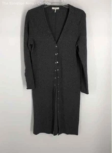 Rag & Bone Womens Gray Cotton Blend Long Sleeve Sweater Dress Size Large - Picture 1 of 6