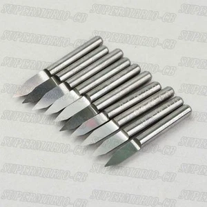 Strumento router CNC 10 x 1/8"" carburo ad alta qualità punta per incisione 45° 0,3 mm - Foto 1 di 1