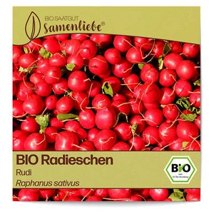 BIO Radieschen Samen Rudi Gemüse-Samen Saatgut Radieschensamen - Bild 1 von 8