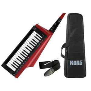 Korg RK-100S2-RD Translucent Red Keytar Synthesizer Shoulder Keyboard 37 Keys JP - Picture 1 of 11