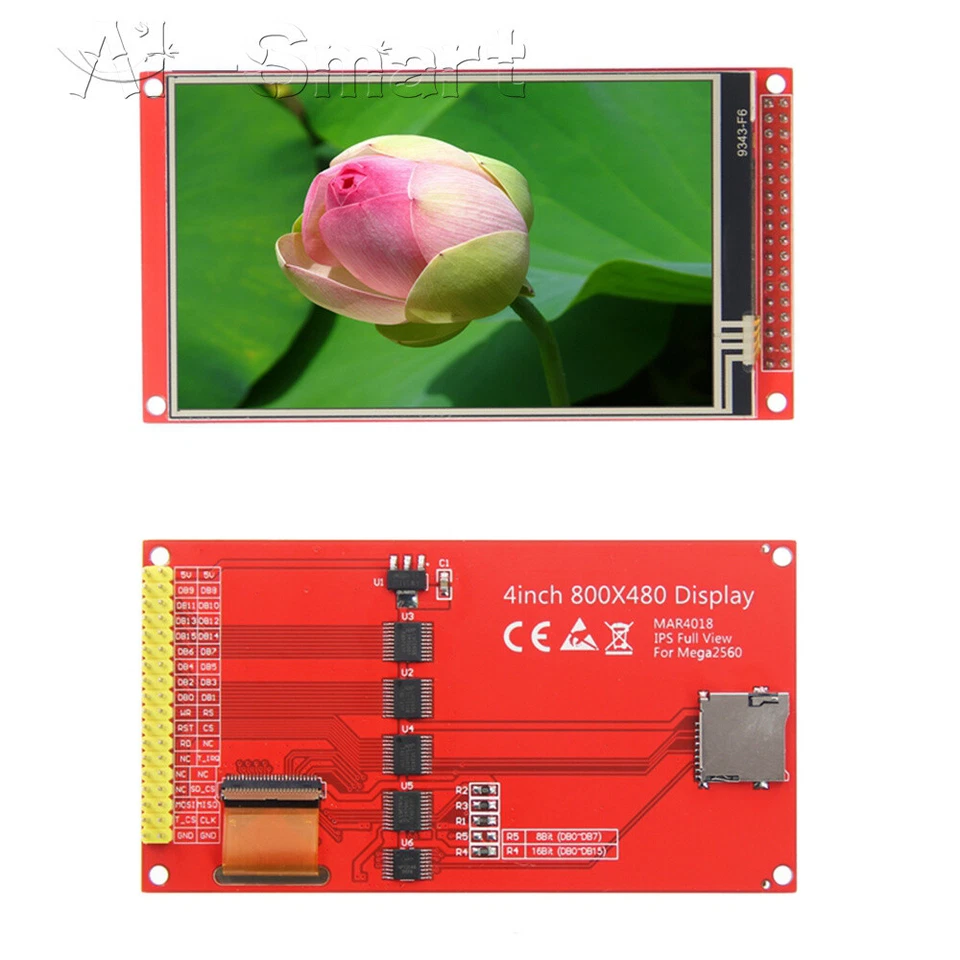 4 Zoll TFT LCD Farb Touchscreen Modul für Arduino Unterstützung Mega2560 5V - Bild 1 von 4