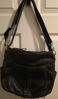 BOLSO DE MANO/CARTERA MUJER CLARKS CUERO DETALLES METÁLICOS BUEN ESTADO Foto 1 de 4