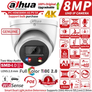 Dahua Original IPC-HDW3849H-AS-PV-S4 8MP 2-way Smart Color-night TiOC IP Camera - Picture 1 of 24