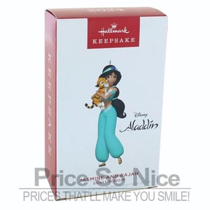 Hallmark 2024 Ornamento Disney Aladdin Jazmín y Rajá Ornamento - Imagen 1 de 2