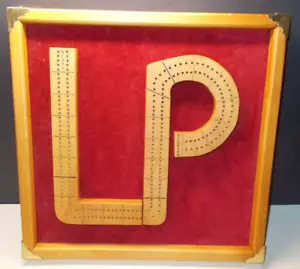 Handmade Framed Wooden Cribbage Board 15" X 15" - Picture 1 of 8