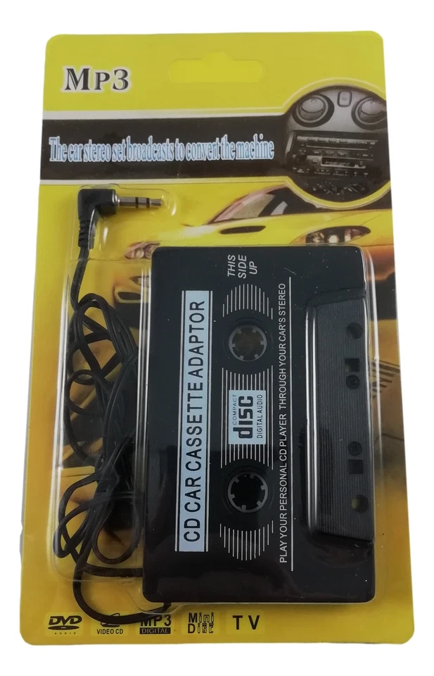 Adaptateur Autoradio à Cassette Voiture Mp3 CD Radio Jack 3,5mm Smartphone - Immagine 1 di 1