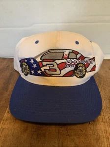 Vintage Dale Earnhardt #3 GM American Flag Car Snapback Hat May 18, 1996 Chase - Picture 1 of 4