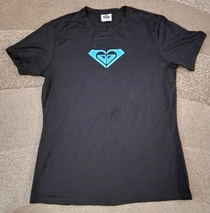 Roxy Black Fitted Tshirt 12 - Picture 1 of 3