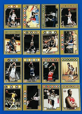 Lot of (16)  2008-09 Topps Gold Parallel Basketball Cards #d /2008 - Image 1 of 4