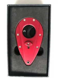 XIKAR Xi1 Cortador de cigarros - Rojo con cuchillas negras 100RD NUEVO - Imagen 1 de 3