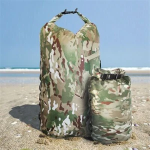 Camouflage Waterproof Dry Bag 3L 5L 10L 20L 35L Rafting Bag Outdoor Sport - Picture 1 of 17