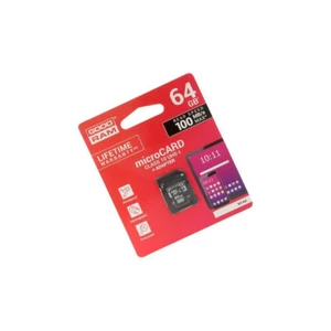 M1AA-0640R12 Speicherkarte SD XC Micro 64GB Ablesen: 100MB/s 0-70°C GOODRAM - Picture 1 of 1