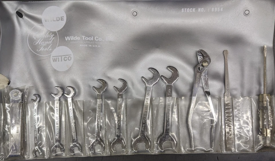 Wilde Tool 11 Piece Master Metric Ignition Wrench Set 8954 USA Foto 1 de 1