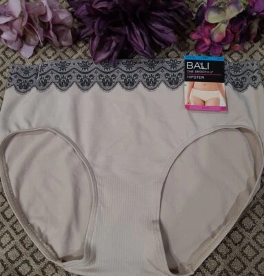2XL/9 BALI INTIMATES ONE SMOOTH U All Around Hipster Panties 2H63 ~NWT - Image 1 of 4