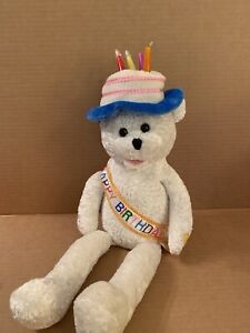 Chantilly Lane Animated Bear Sings "Happy Birthday” Candles Light! PBC Musical