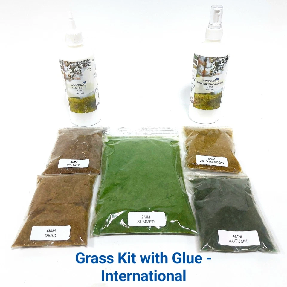 PGLS Static Grass Starter Kit - Summer | Model Railroad Diorama Scenery Bundle - Image 1 of 1