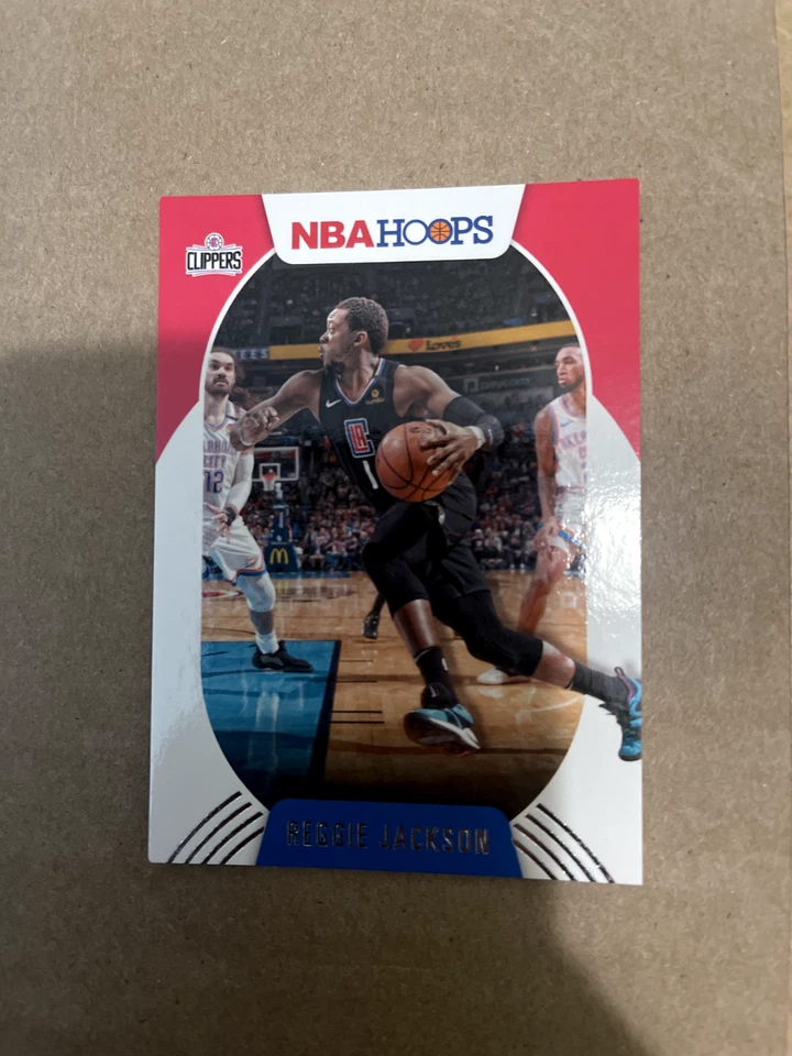 2020-21 Panini Hoops Basketball Reggie Jackson Clippers - 1 Card - Image 1 of 1