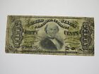 1863 $.50 Third Issue Fractional Currency Obsolete Bank Note Bill Spinner Type 2