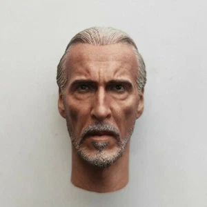 Delicate Painting Hot 1/6 Prequel Trilogy Count Dooku Head Sculpt Fit 12" Figure - Picture 1 of 4